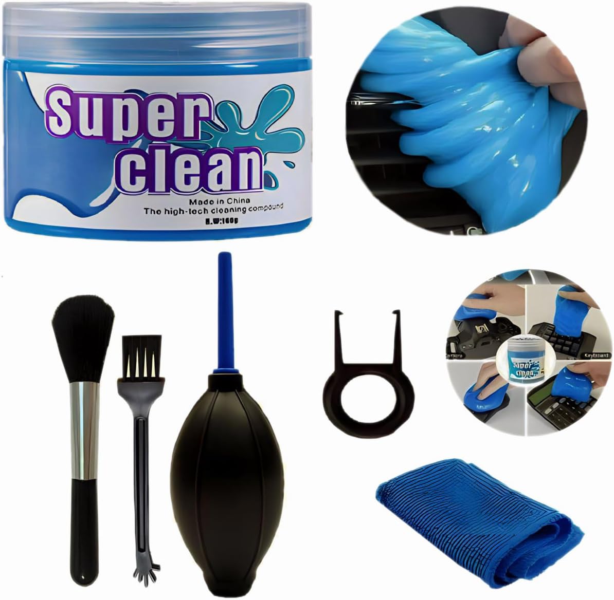 Universal Auto Detailing Gel - Reusable & Effective
