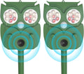 Outdoor Solar Ultrasonic Animal Repeller 2 Pack - Motion Sensor