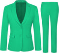 Women's 2 Piece Business Suit - Slim Fit Blazer and Pants Set