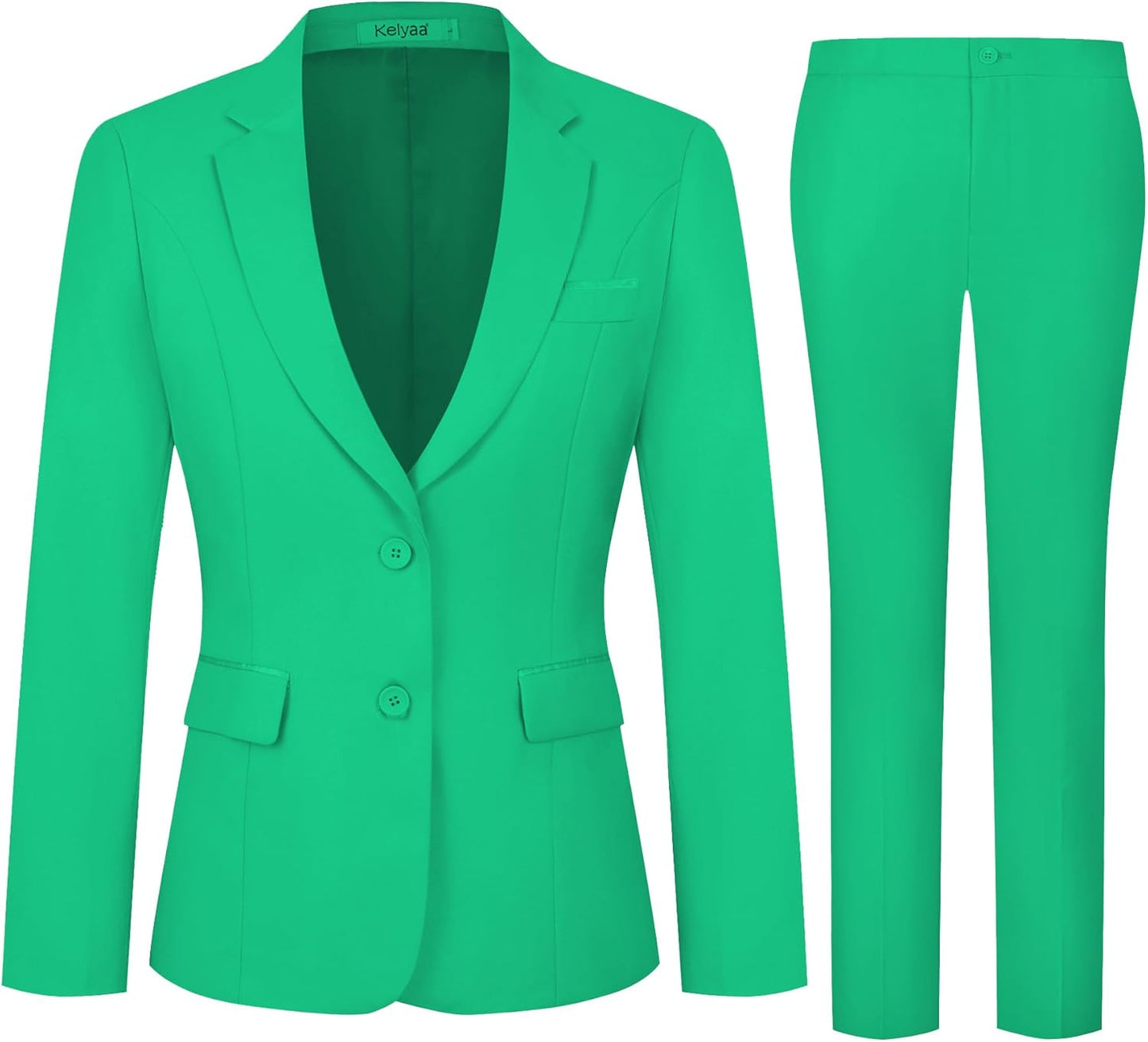 Women's 2 Piece Suit Slim Fit Blazer Jacket Pants Set Review