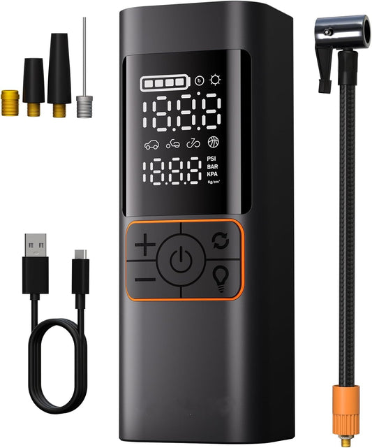 Capapro Cordless Tire Inflator - Faster Pump, Pressure Detection