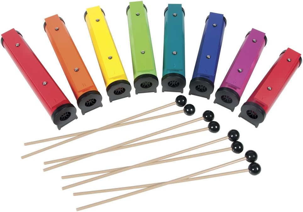 Basic Beat BBRCB8 Diatonic Resonator Chime Bars for Kids