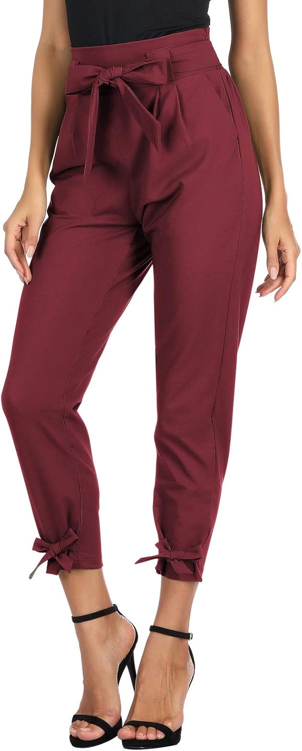GRACE KARIN Womens Casual High Waist Pencil Pants with Pockets