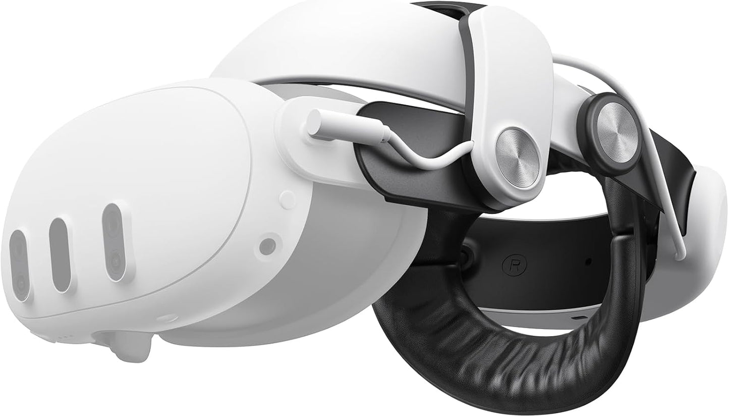 10000mAh Battery Head Strap for Meta Quest 3/3S - Ultimate Comfort