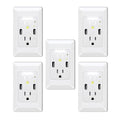 Greencycle USB Outlet with Nightlight and Dual 4.2A Ports