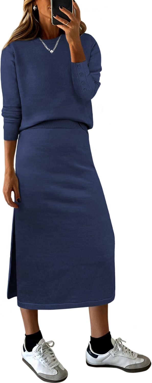 Stylish 2 Piece Skirt Sets for Women by ANRABESS - Fall Fashion