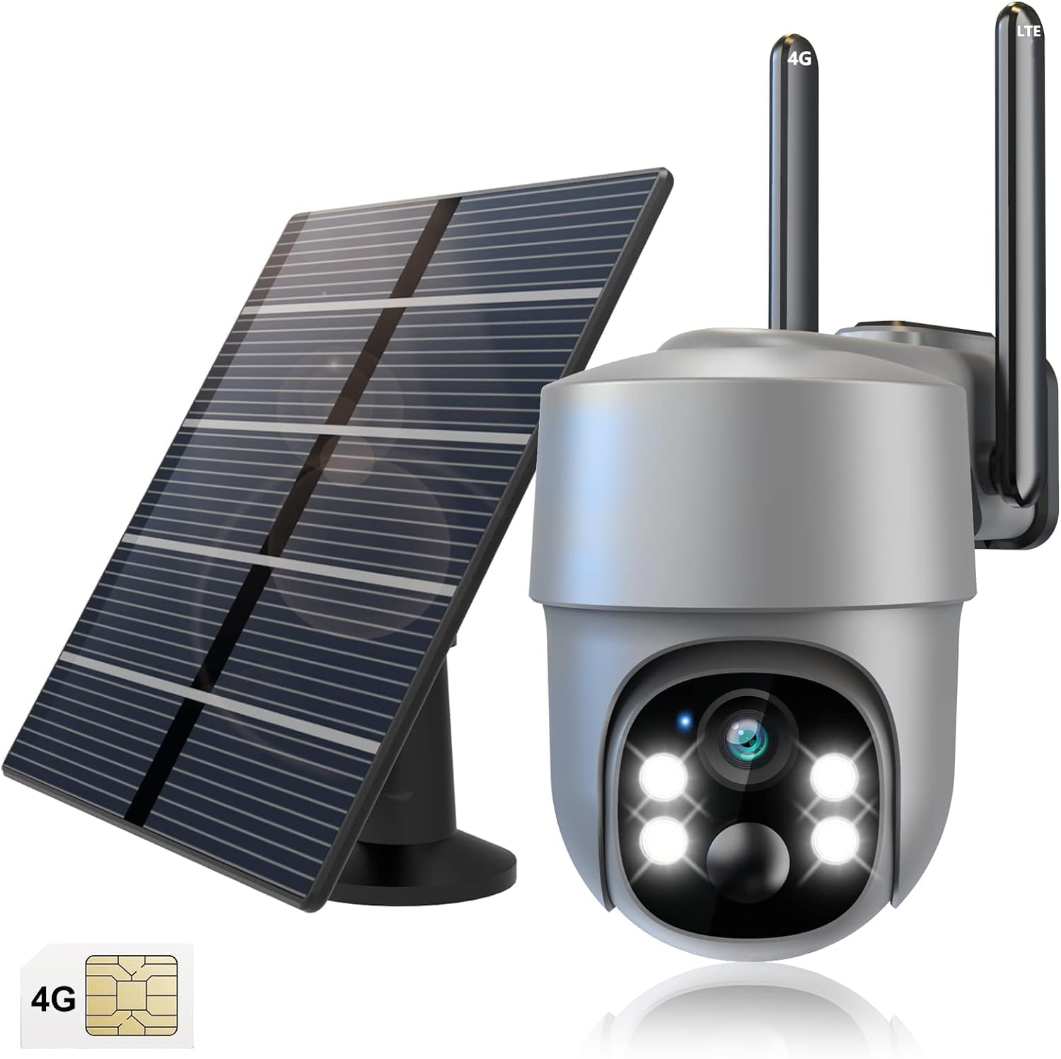 4G LTE Cellular Outdoor Security Cameras with Solar Power