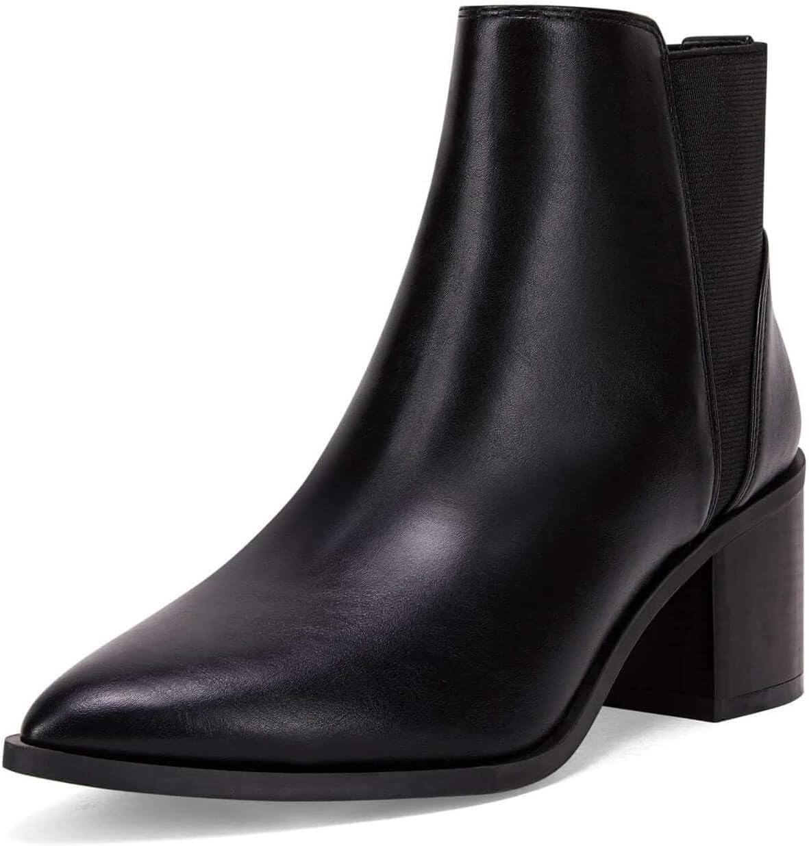 Coutgo Womens Pointed Toe Ankle Boots for Stylish Comfort