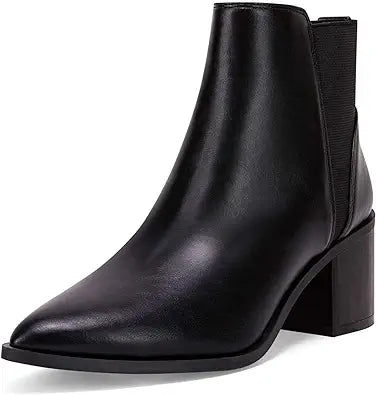 Coutgo Womens Pointed Toe Ankle Boots for Stylish Comfort
