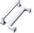 khtumeware 10 Pack Polished Chrome Cabinet Pulls 5 in Hole Centers