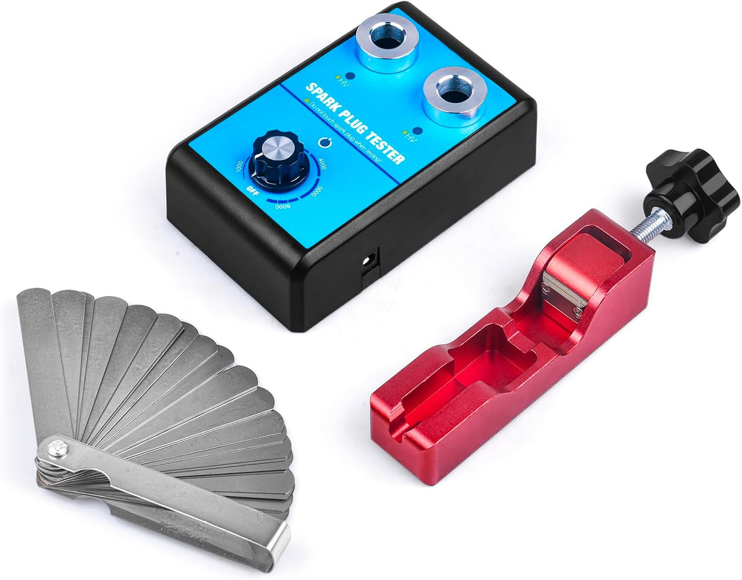 Spark Plug Tester & Gap Tool Kit for 12V Gasoline Vehicles