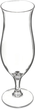 16oz Clear Hurricane Glass - Durable Plastic for Restaurants