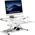 VERSADESK PowerPro Electric Standing Desk Converter - Smooth Sit-Stand