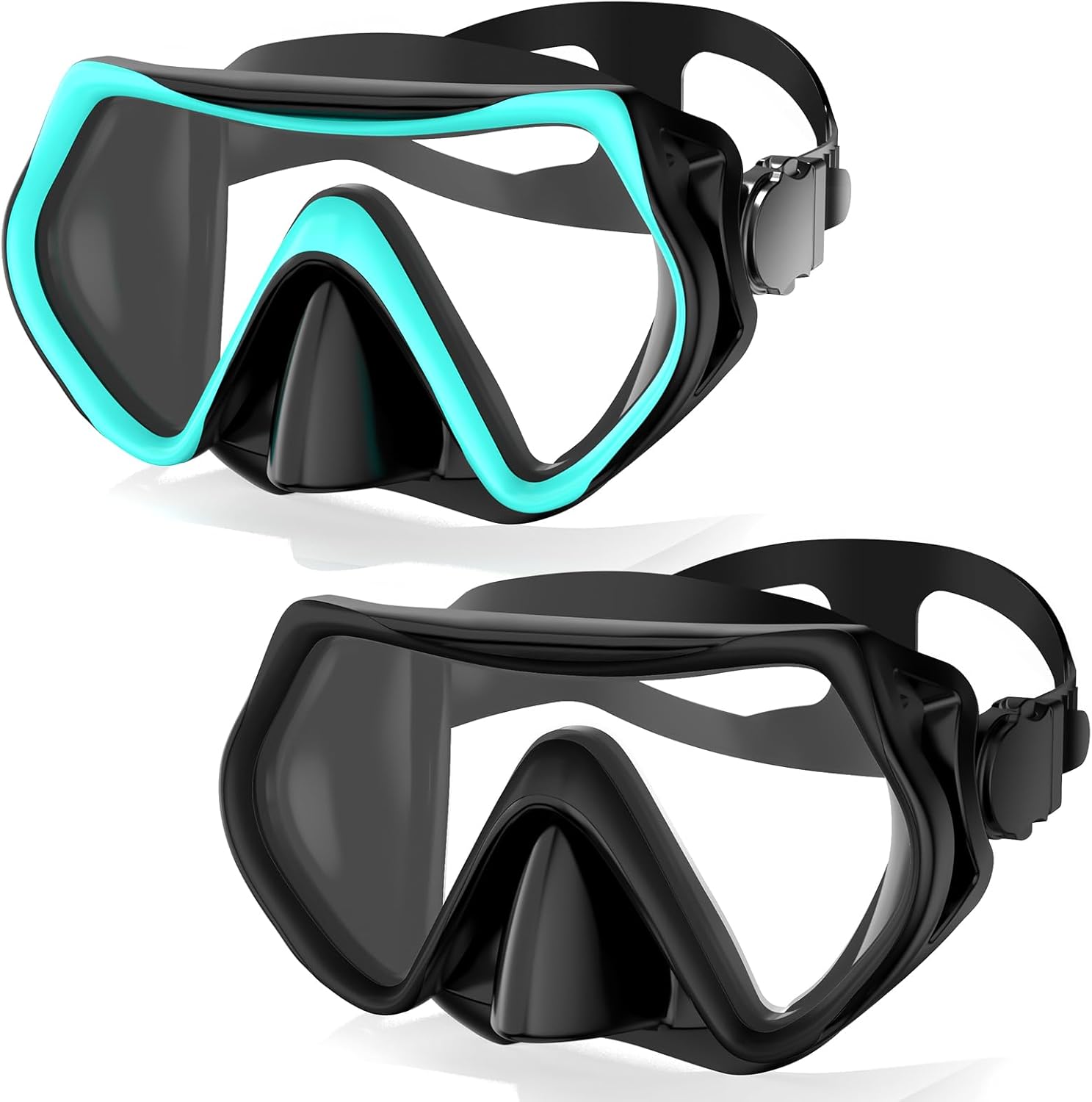Anti-Fog Diving Masks 2 Pack - Clear Vision!