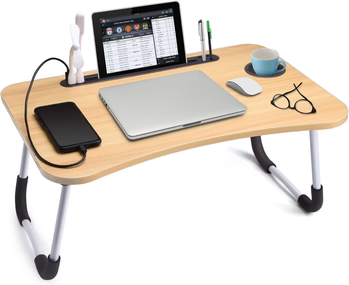 Portable Foldable Laptop Desk for Anywhere!