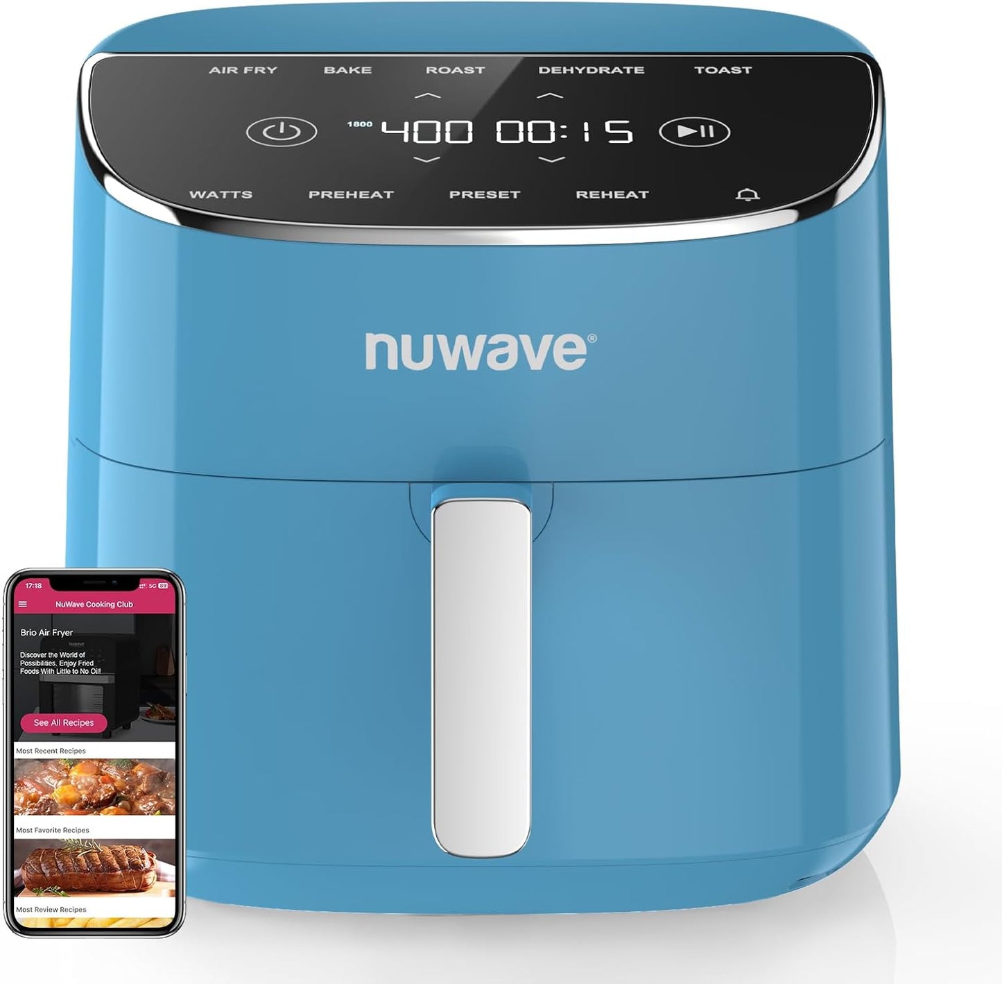 Nuwave Brio Plus Air Fryer - 7-in-1 Cooking Power