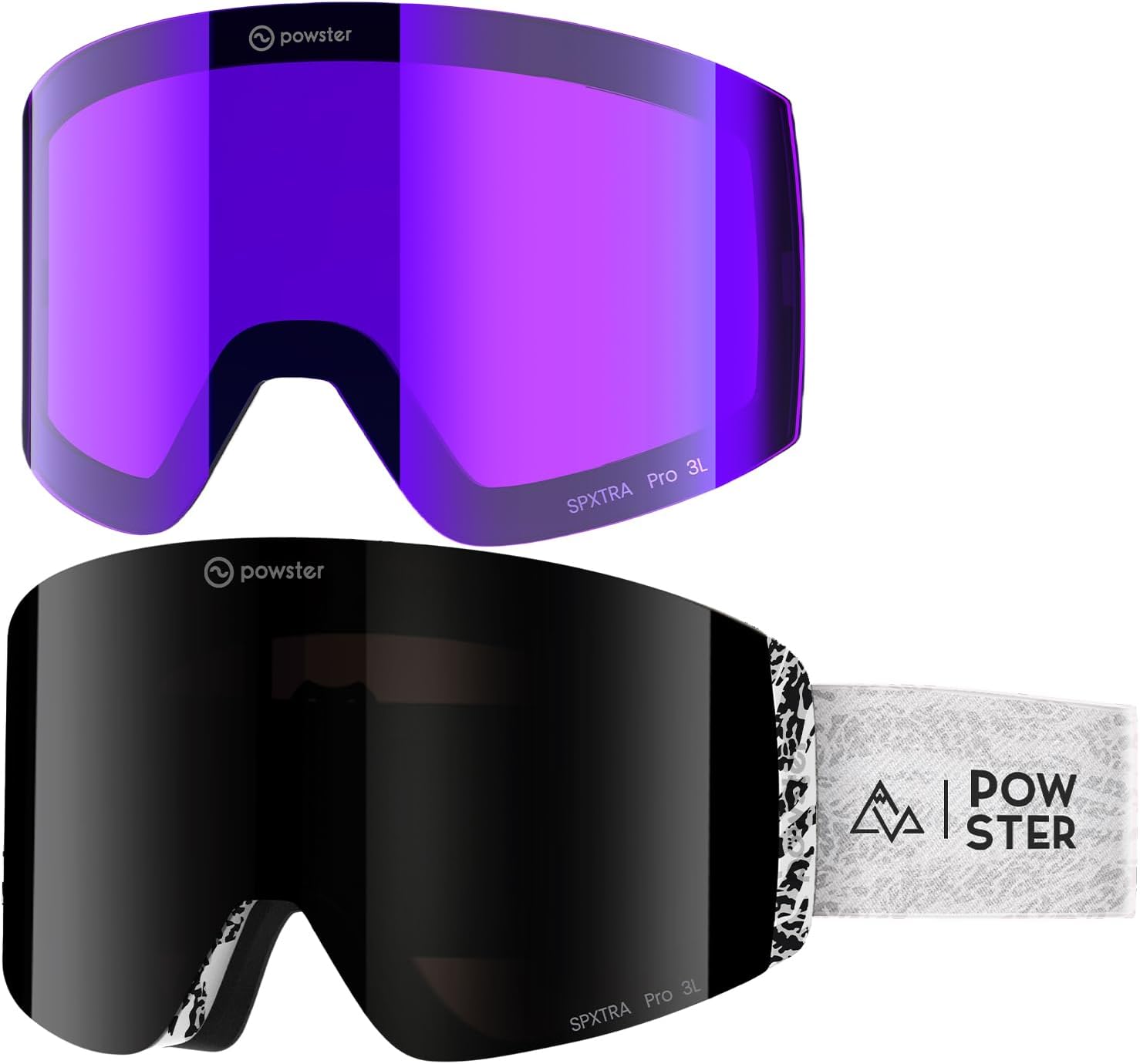 Powster: Magnetic Interchangeable Lens Ski Goggles