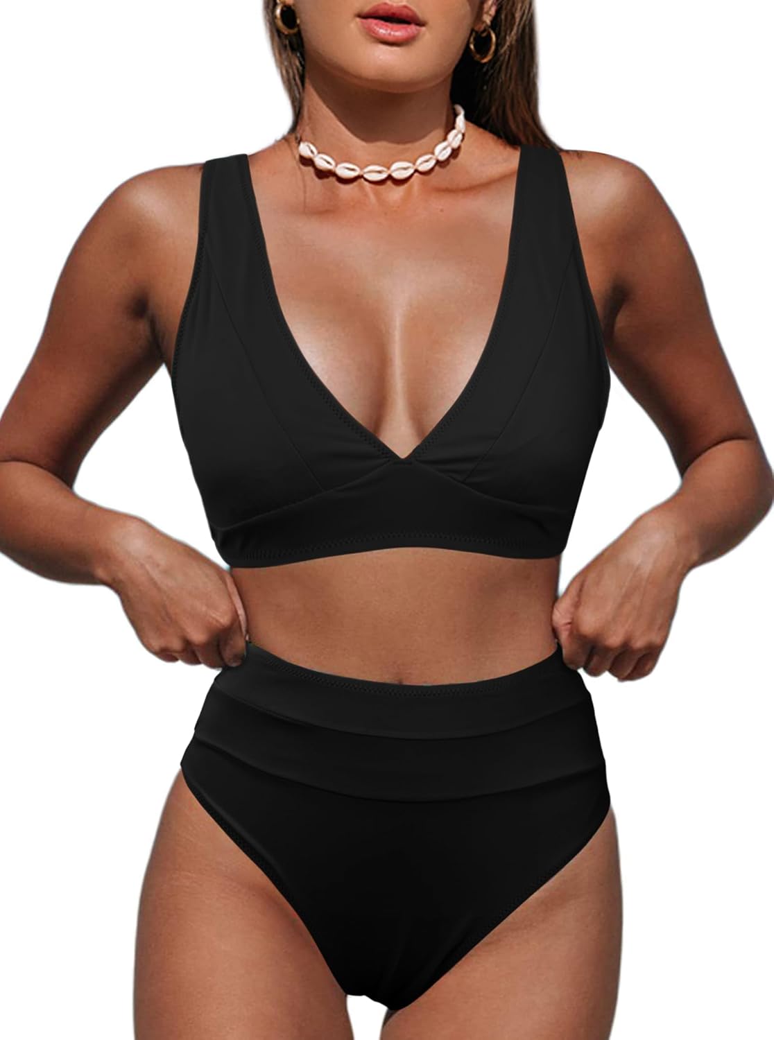Hilinker Women's Leopard Bikini Swimsuits for Summer Fun