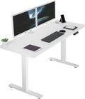 Effortless Height Control: VIVO 60x24 Standing Desk, White ~ Memory Controller, DESK-KIT-1W6W