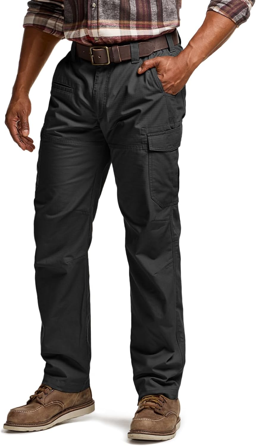 CQR Men's Winter Tactical Cargo Pants for Outdoor Activities
