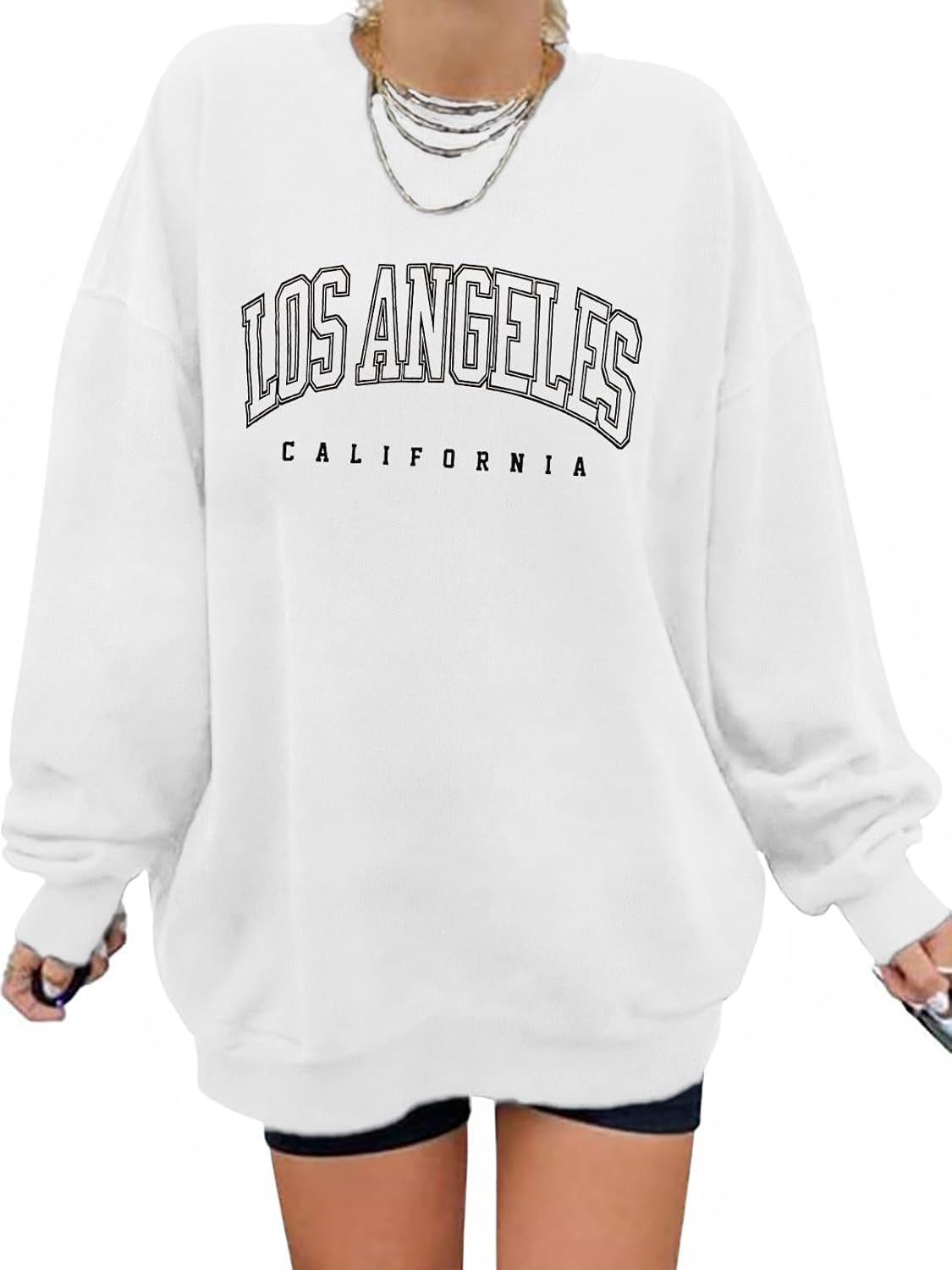 Cute Los Angeles Sweatshirt by DOOLECK