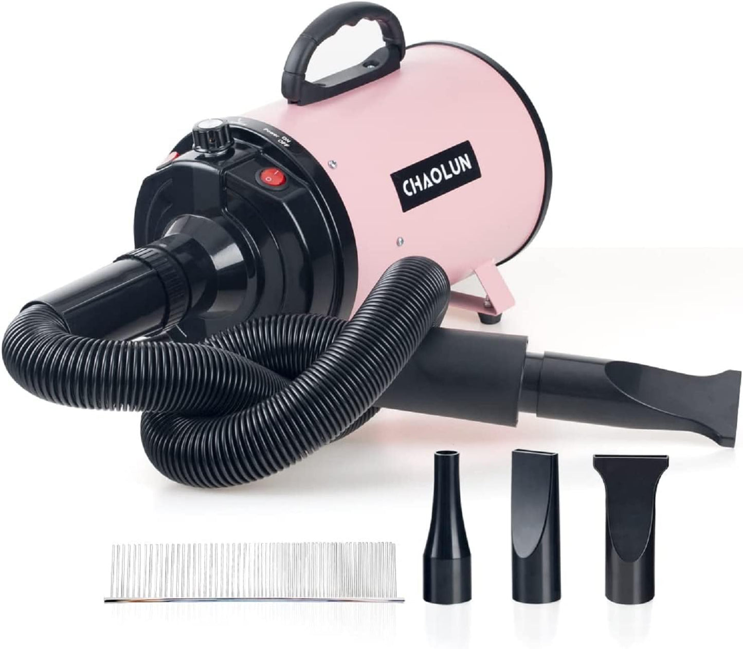 CHAOLUN High Velocity Dog Dryer with Heater - Faster Drying, Perfect Grooming!