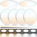 6 Pack 2640LM Flush Mount Ceiling Light Fixtures - Slim Dimmable LED