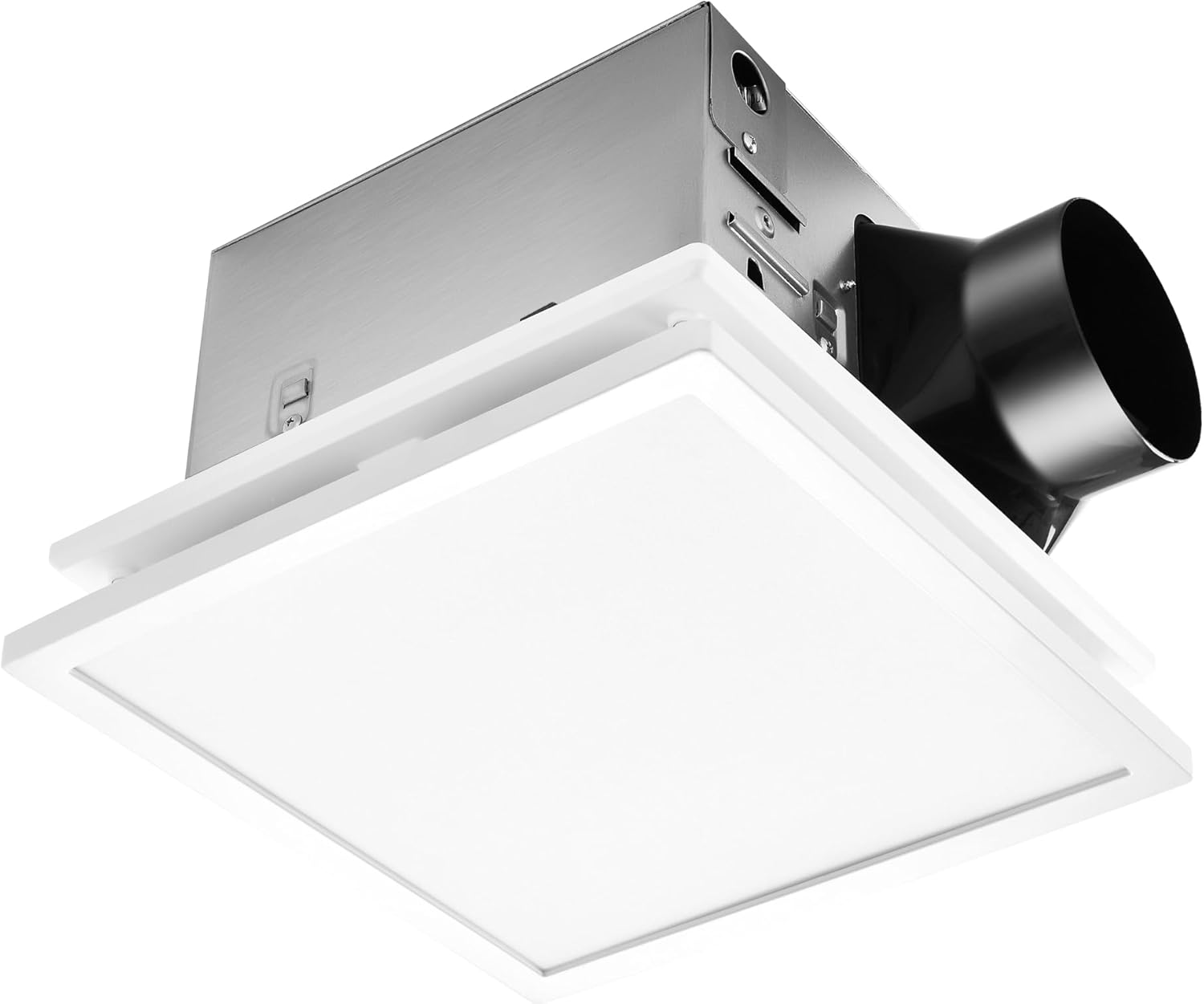 Tech Drive Bathroom Exhaust Fan with Light, 110 CFM Quiet Fan