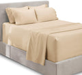 Luxury Soft Split King Sheet Set Extra Deep Pocket - Cream