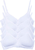 Womens 4-Pack Demi Padded Bralettes - Wire Free Comfort Pack