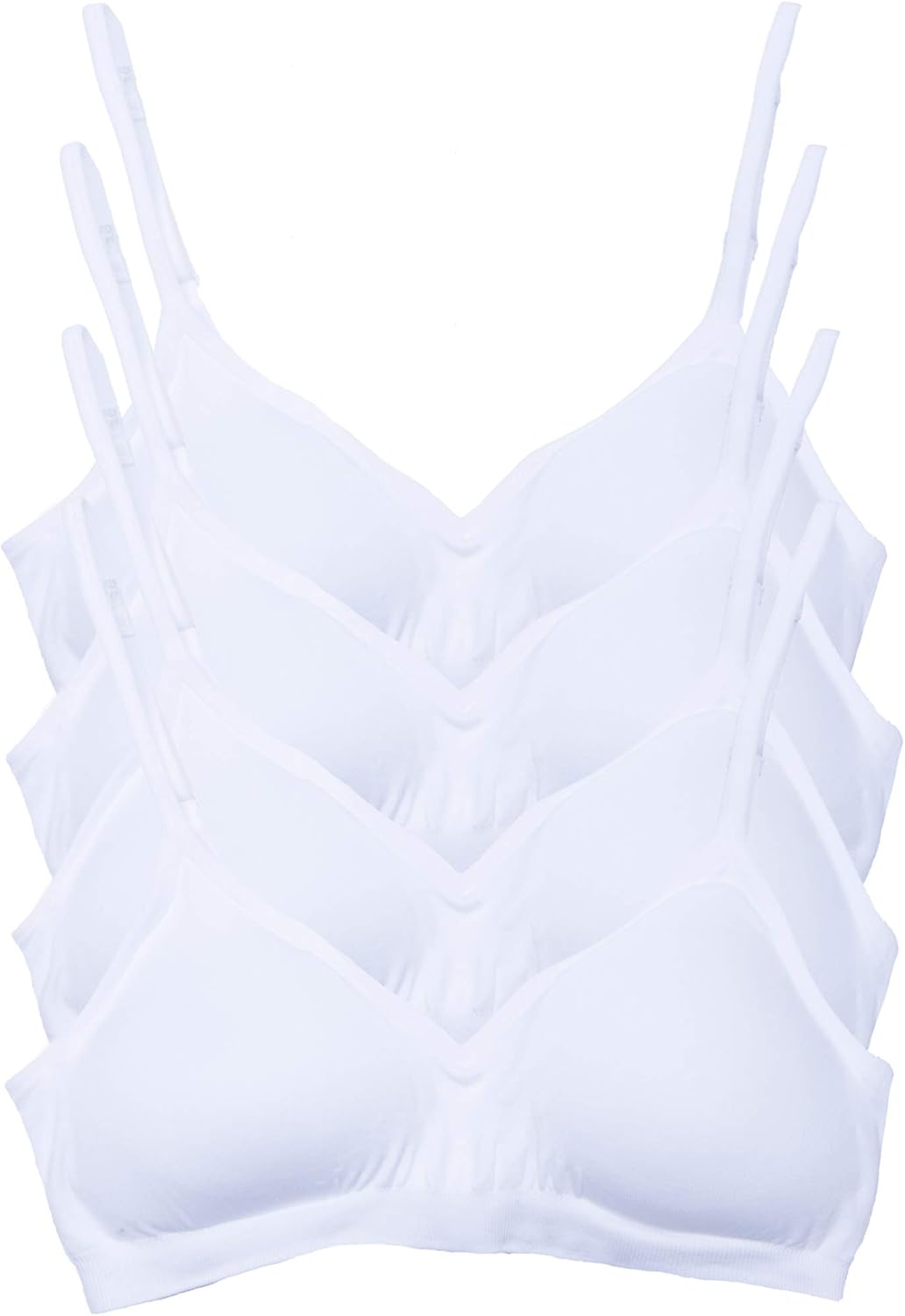 Kalon Womens Demi Padded Bralette 4 Pack for All-Day Comfort