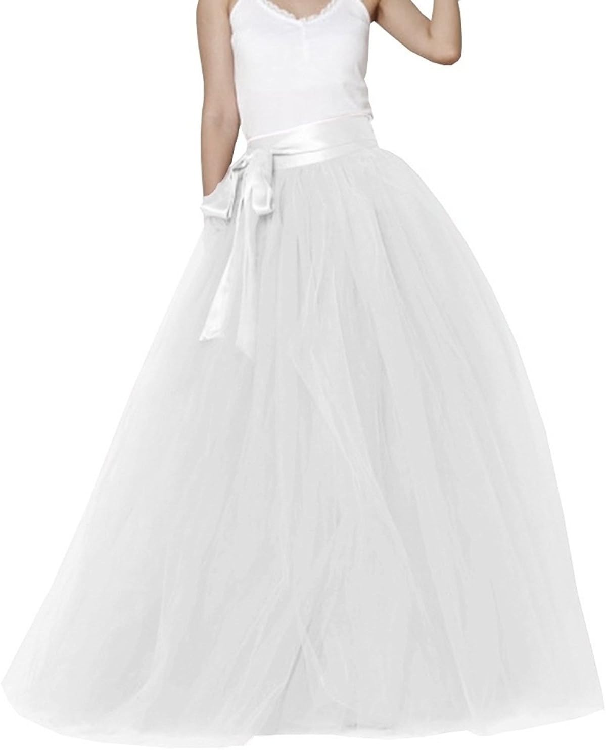 EllieHouse Womens Long Tutu Skirt for Party and Evening Wear