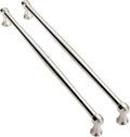 Solid Heavy Duty 10 Pack 10 in Hole Center Polished Nickel Cabinet