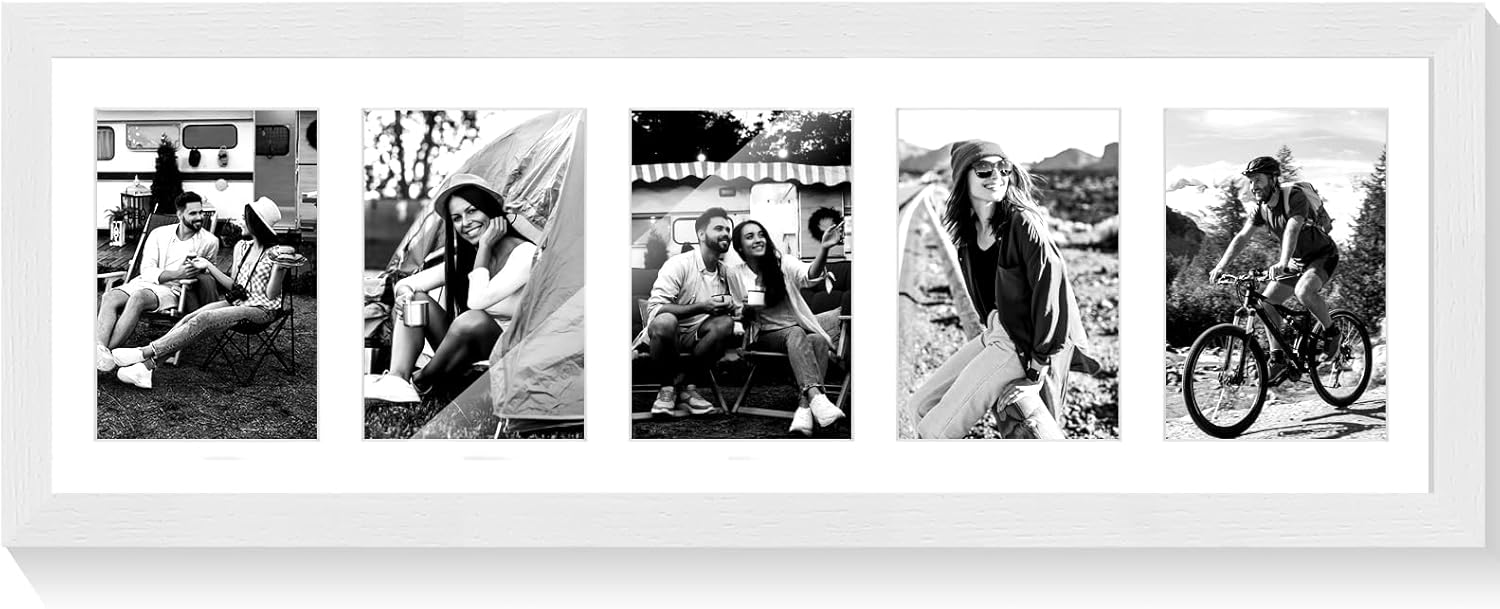 8x24 Oak Wood Picture Frame for Stylish Home Decor Display