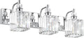 Modern Crystal Vanity Light 3 Light 24in for Bathroom Wall