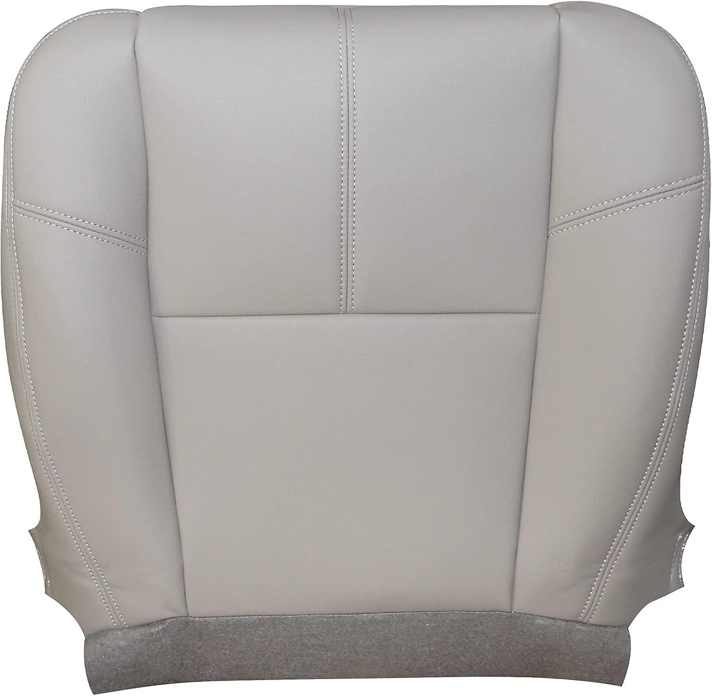 GXARTS Leather Seat Cover for Chevy Silverado Tahoe 833 Gray