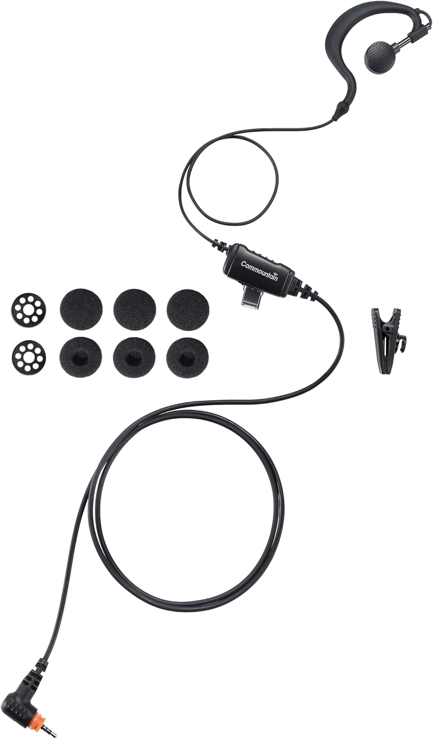 commountain SL300 SL3500e Earpiece with Mic for Motorola Radios