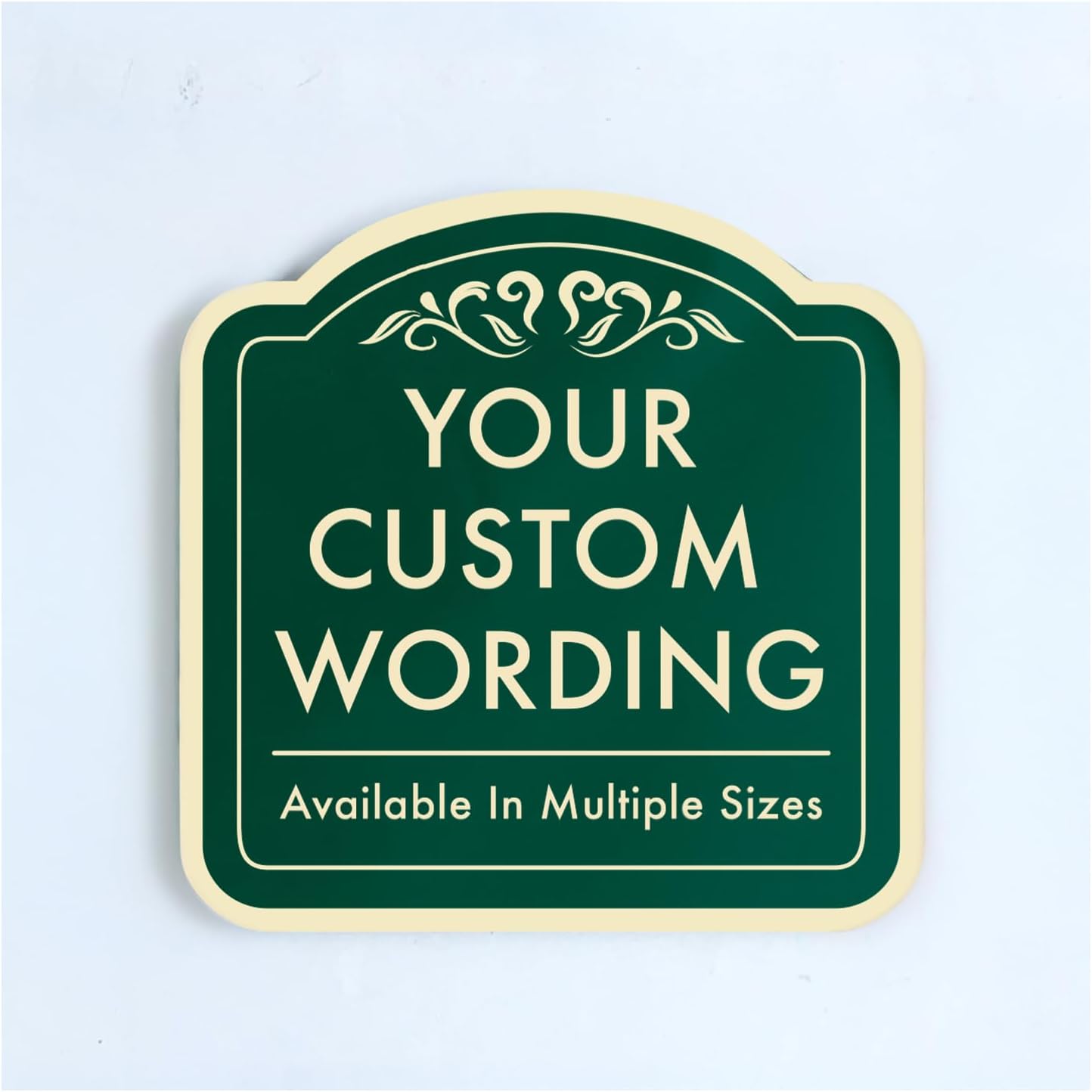 Custom Decorative Outdoor Metal Sign - Personalized Driveway Sign