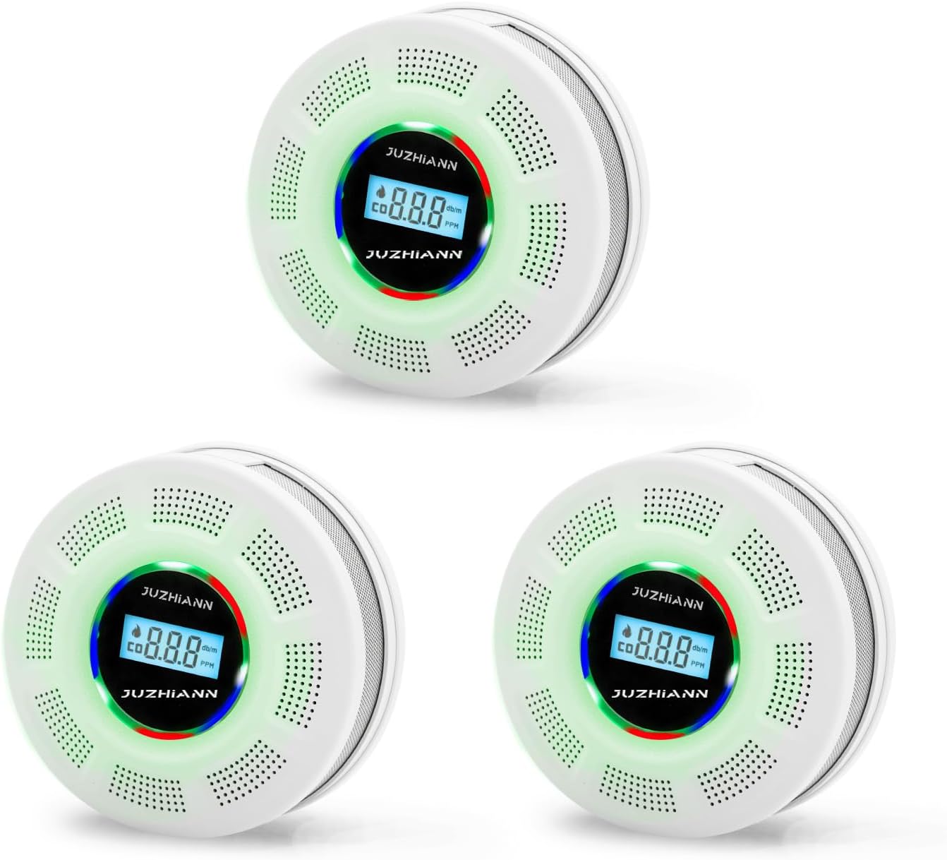 Upgraded Smoke Carbon Monoxide Alarm Detector for Home Safety