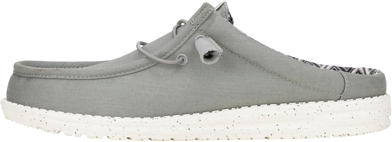 HEYDUDE Men's Wally Slip Stretch Canvas Shoes for Comfort
