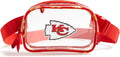 Vera Bradley Women's NFL Clear Belt Bag for Game Day Essentials