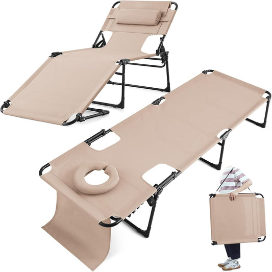 KING BIRD Chaise Lounge Beach Chair for Ultimate Relaxation