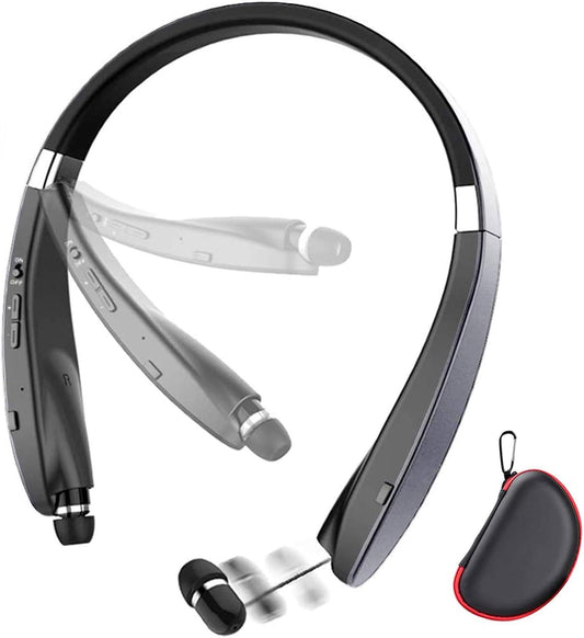 BEARTWO Foldable Bluetooth Headphones - Wireless Noise Cancelling for Sports