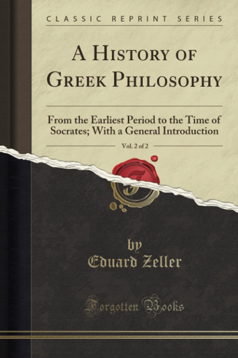 A History of Greek Philosophy Vol 2 Classic Reprint Review