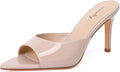 Clear Pointed Toe Heels Sandals Transparent Strap Stiletto - Sleek 0