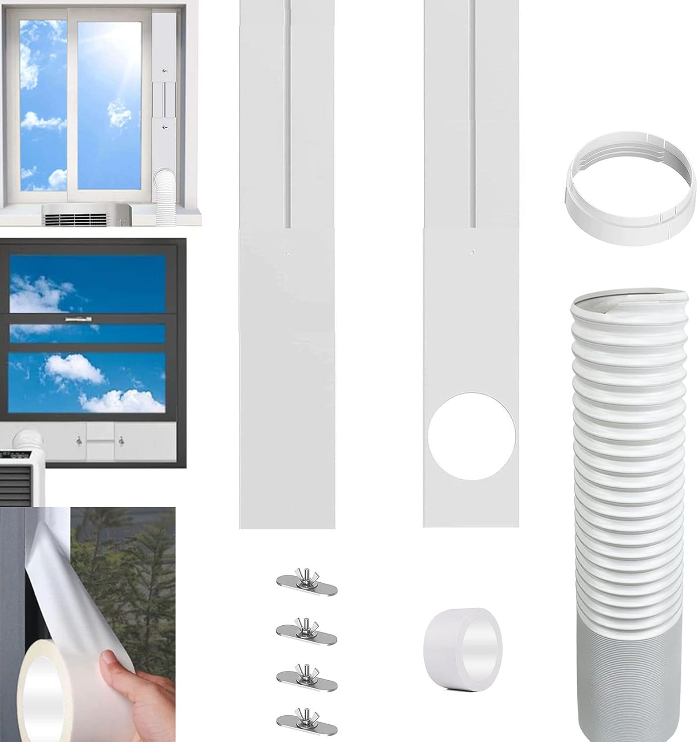 Universal Window Vent Kit for Portable A/C - Easy Installation