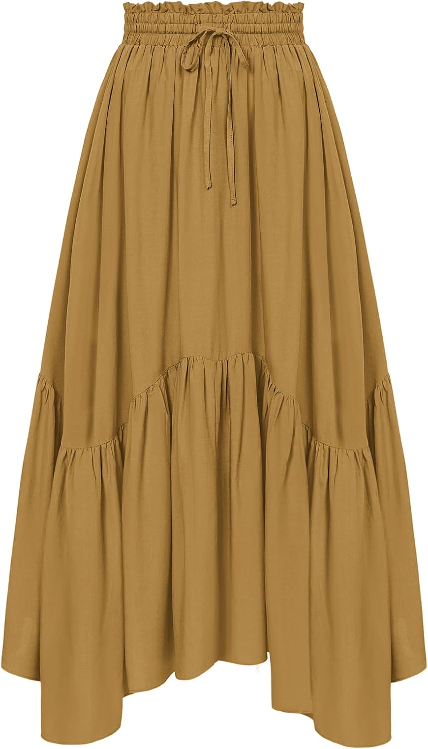Scarlet Darkness Maxi Skirts for Women High Waist Renaissance