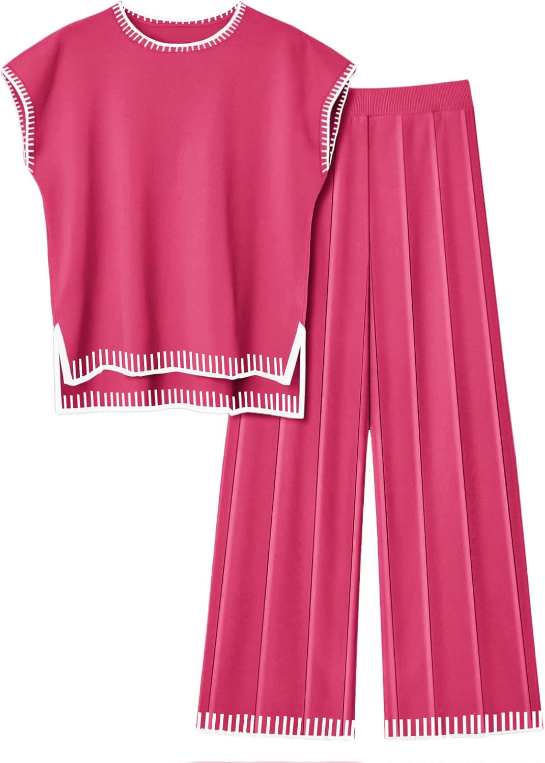 Ekouaer Womens Matching Sets Knit Sweater Sets for All Seasons