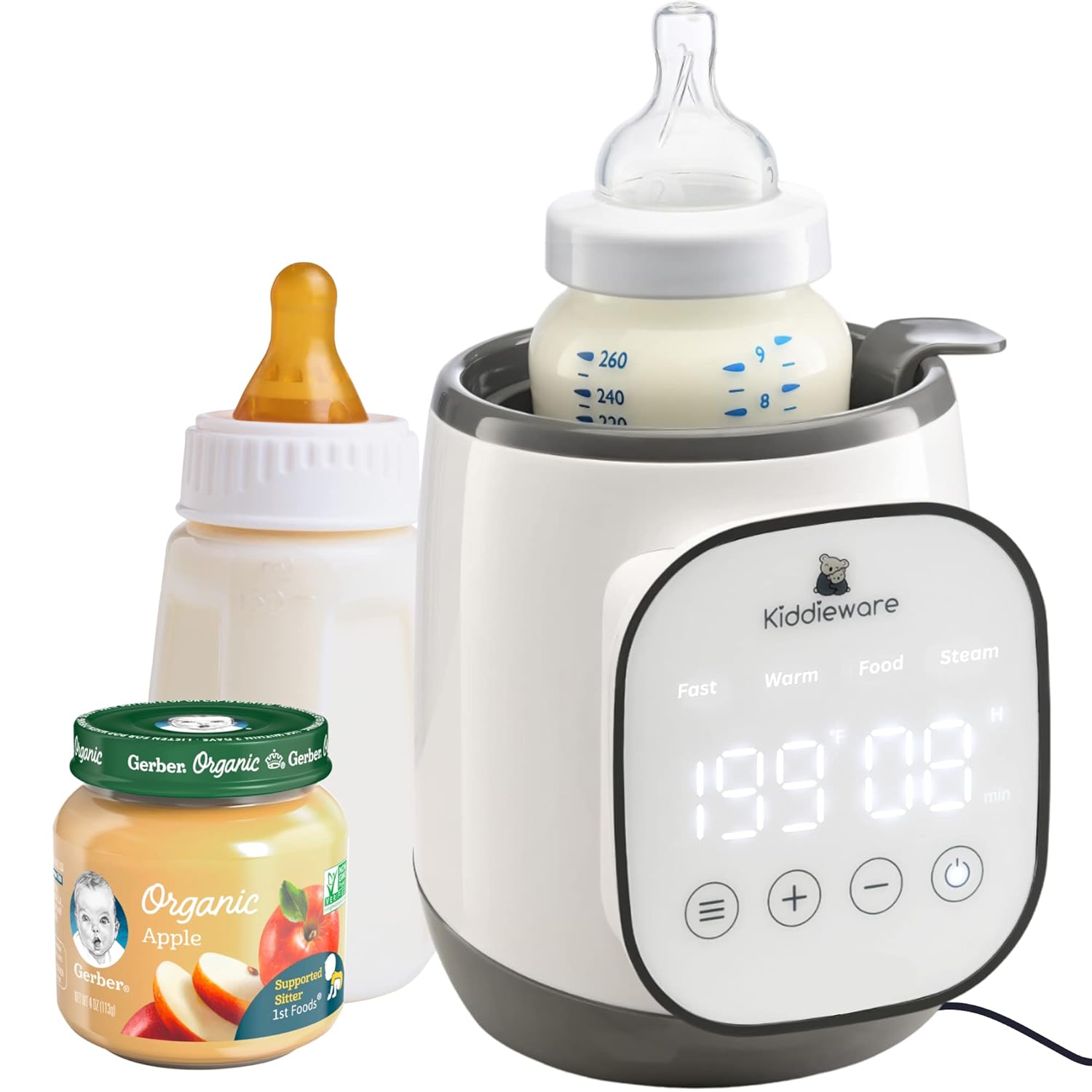 5-in-1 Smart Baby Bottle Warmer by Kiddieware