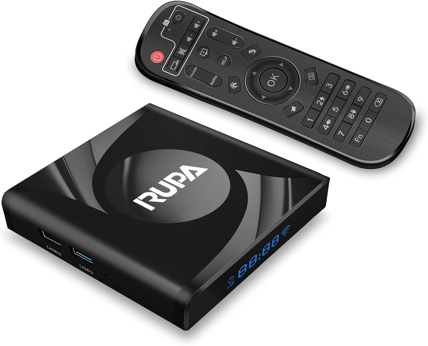 RUPA Android TV Box 8K Streaming Power